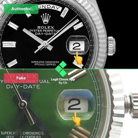 how to spot fake rolex day date|rolex day date look alike.